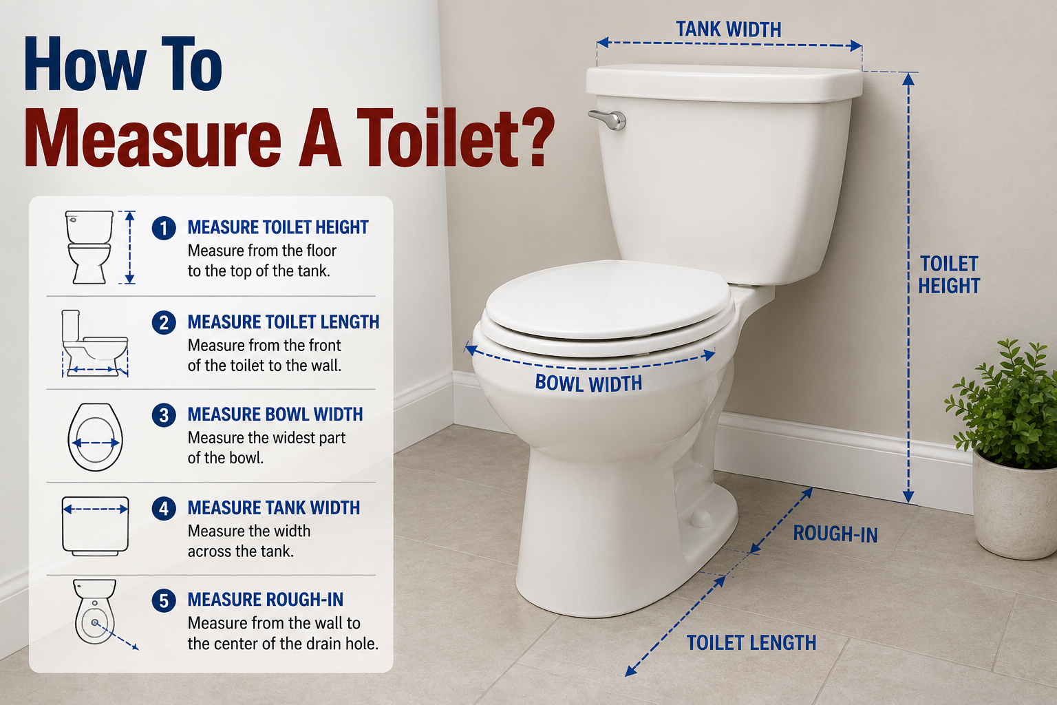How to Measure a Toilet?