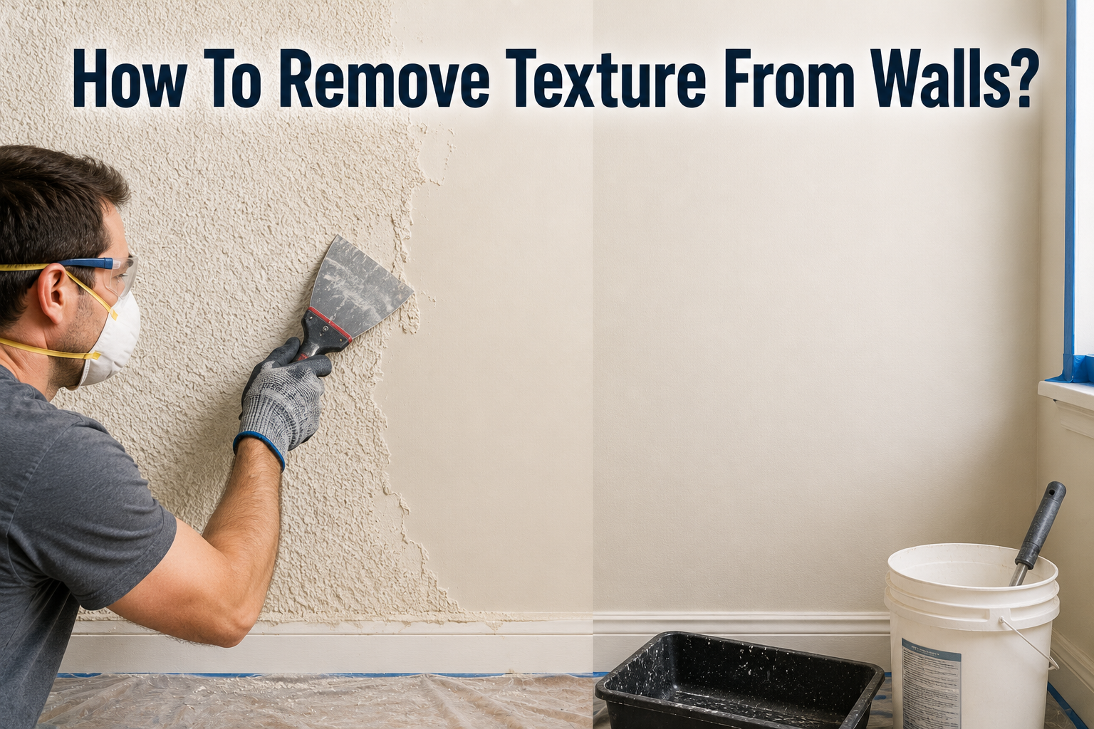 How To Remove Texture From Walls