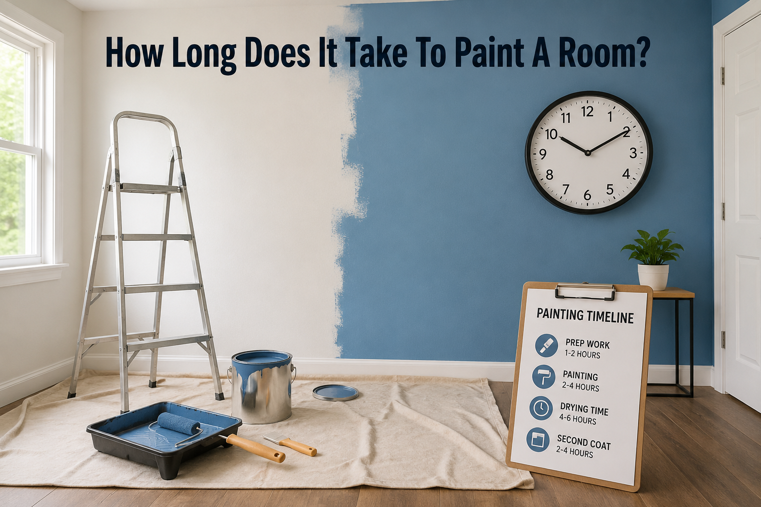 How Long Does It Take To Paint A Room