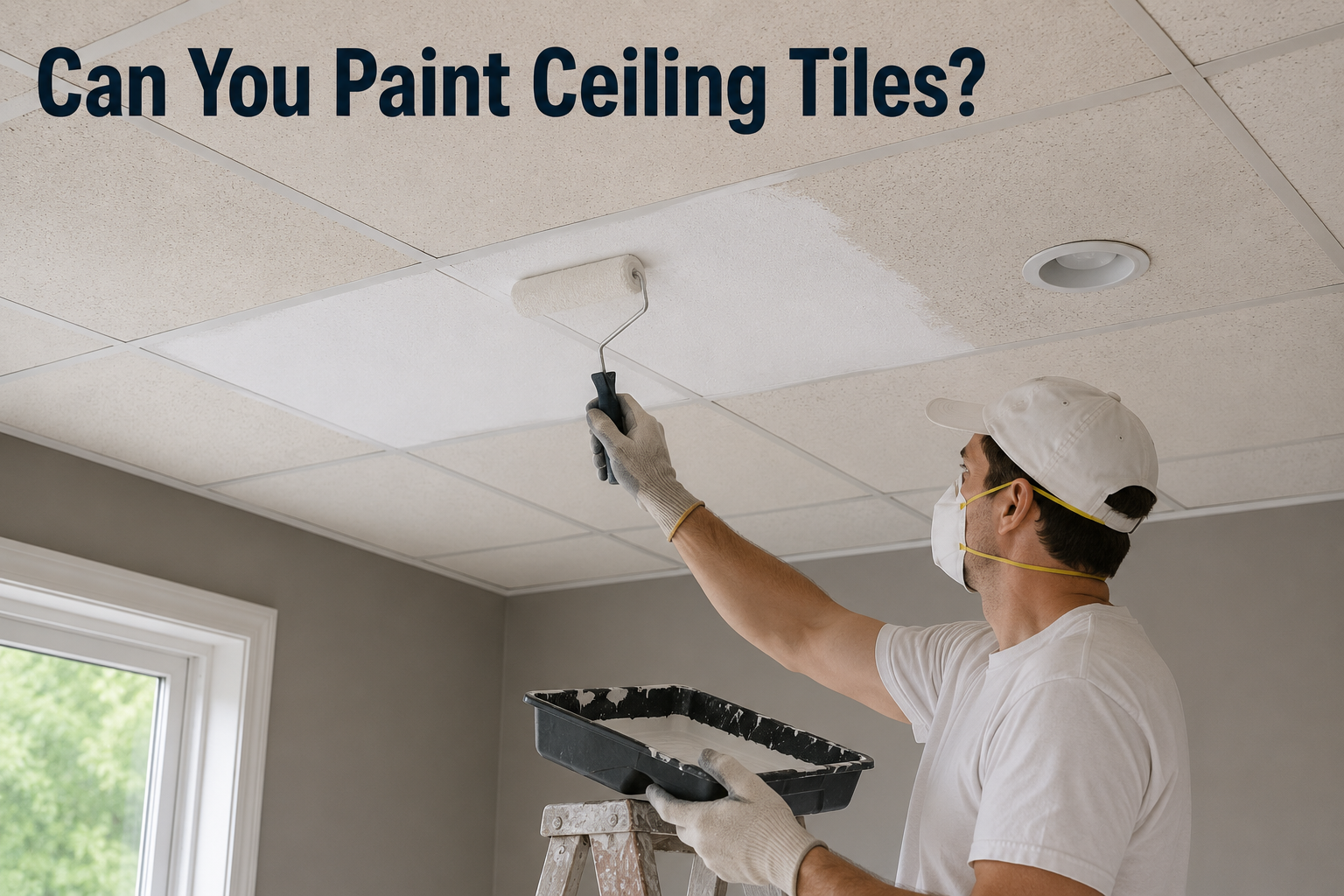 Can You Paint Ceiling Tiles?