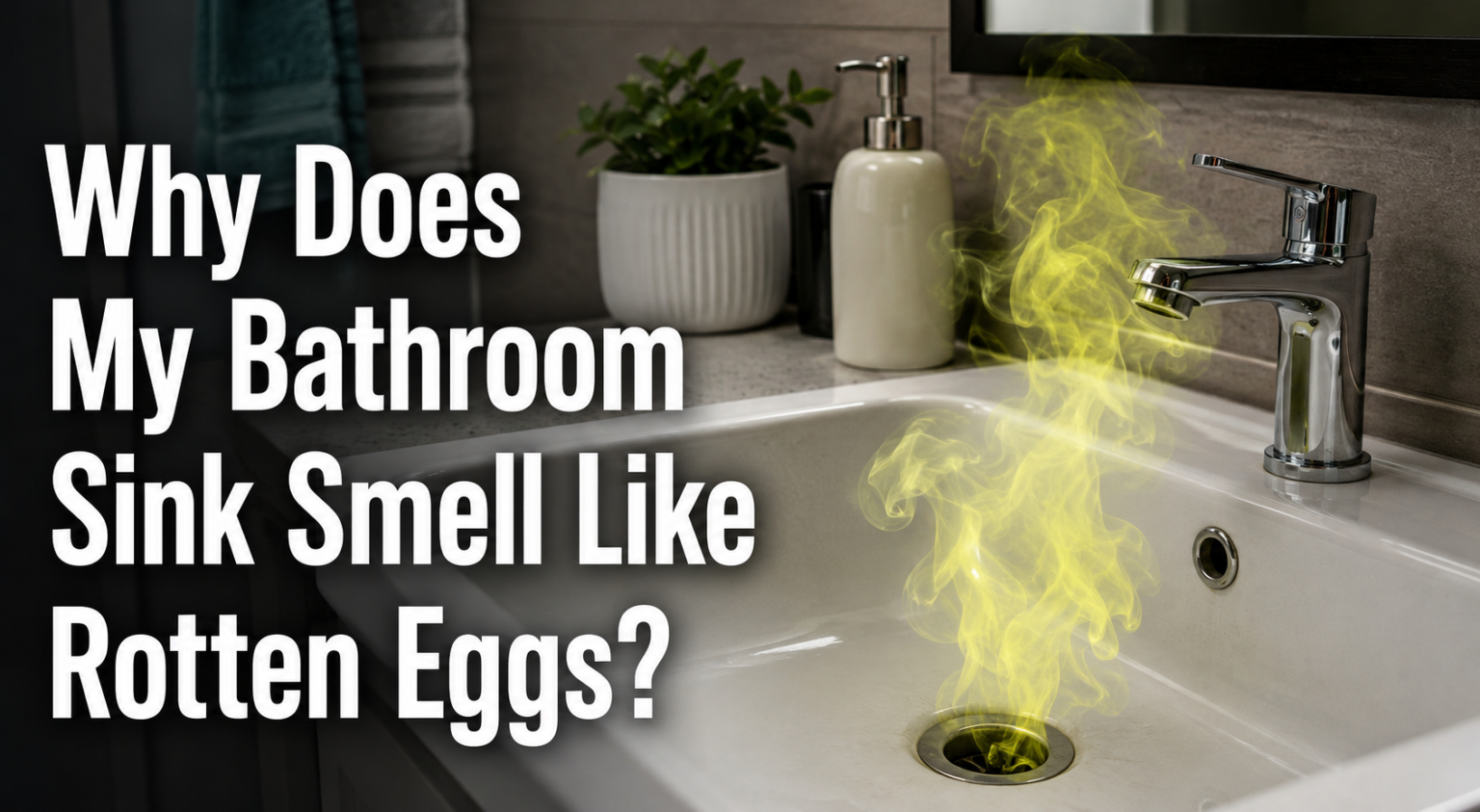 Why Does My Bathroom Sink Smell Like Rotten Eggs