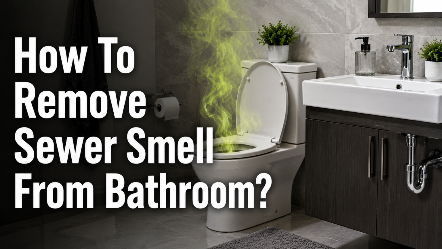 How to Remove Sewer Smell from Bathroom