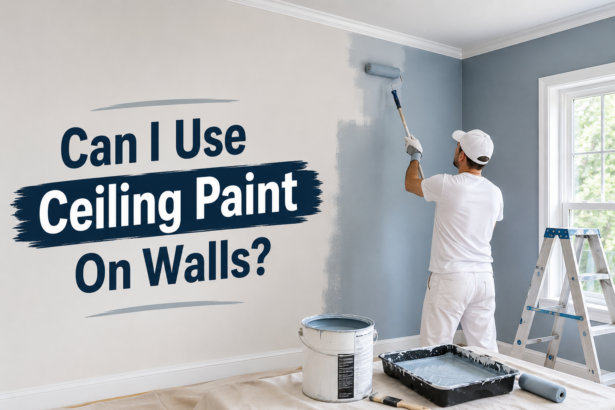 Can I Use Ceiling Paint on Walls?