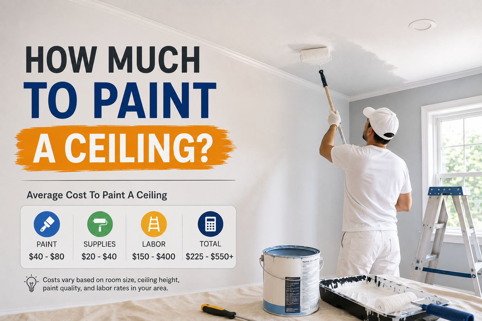 How Much To Paint A Ceiling?