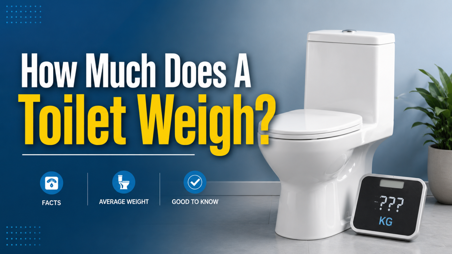 How Much Does a Toilet Weigh
