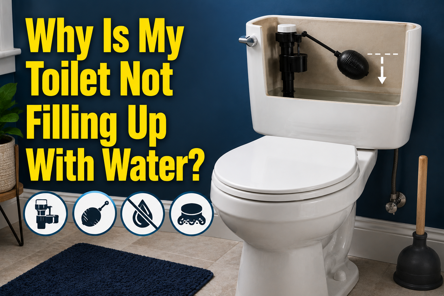 Why Is My Toilet Not Filling Up With Water