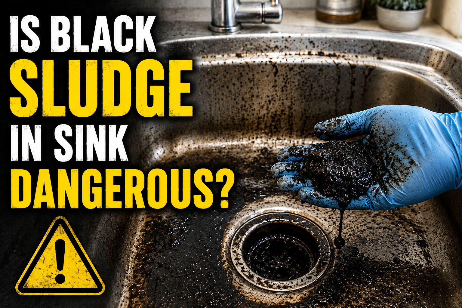 Is Black Sludge in Your Sink Dangerous?