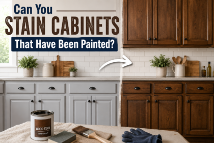 Can You Stain Cabinets That Have Been Painted?