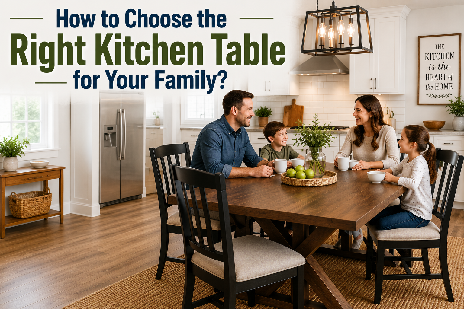 How to Choose the Right Kitchen Table for Your Family?