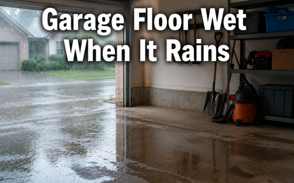 Garage Floor Wet When It Rains
