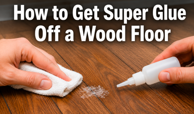 How to Get Super Glue Off a Wood Floor? Without Ruining the Finish
