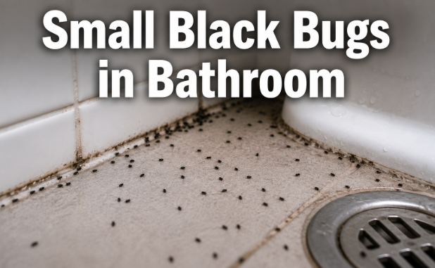 Small Black Bugs in Bathroom: What They Are and How to Get Rid of Them