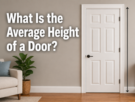 what is the average height of a door