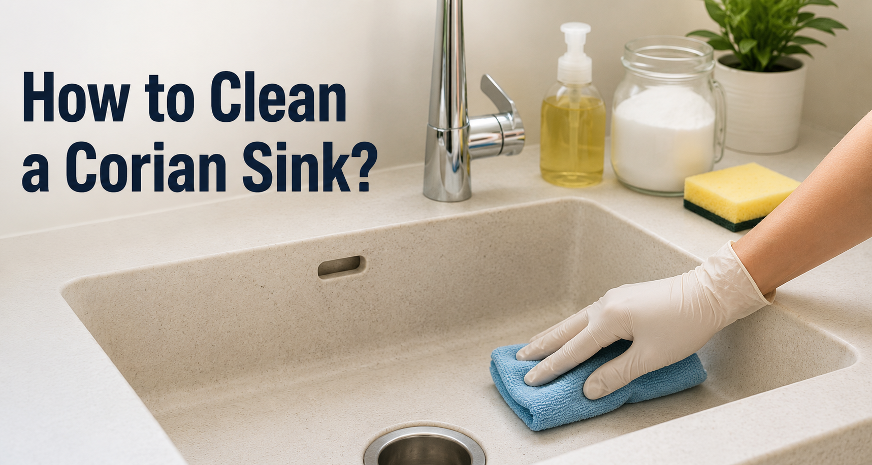 How to Clean a Corian Sink
