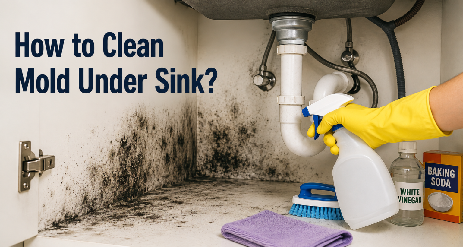 How to Clean Mold Under Sink