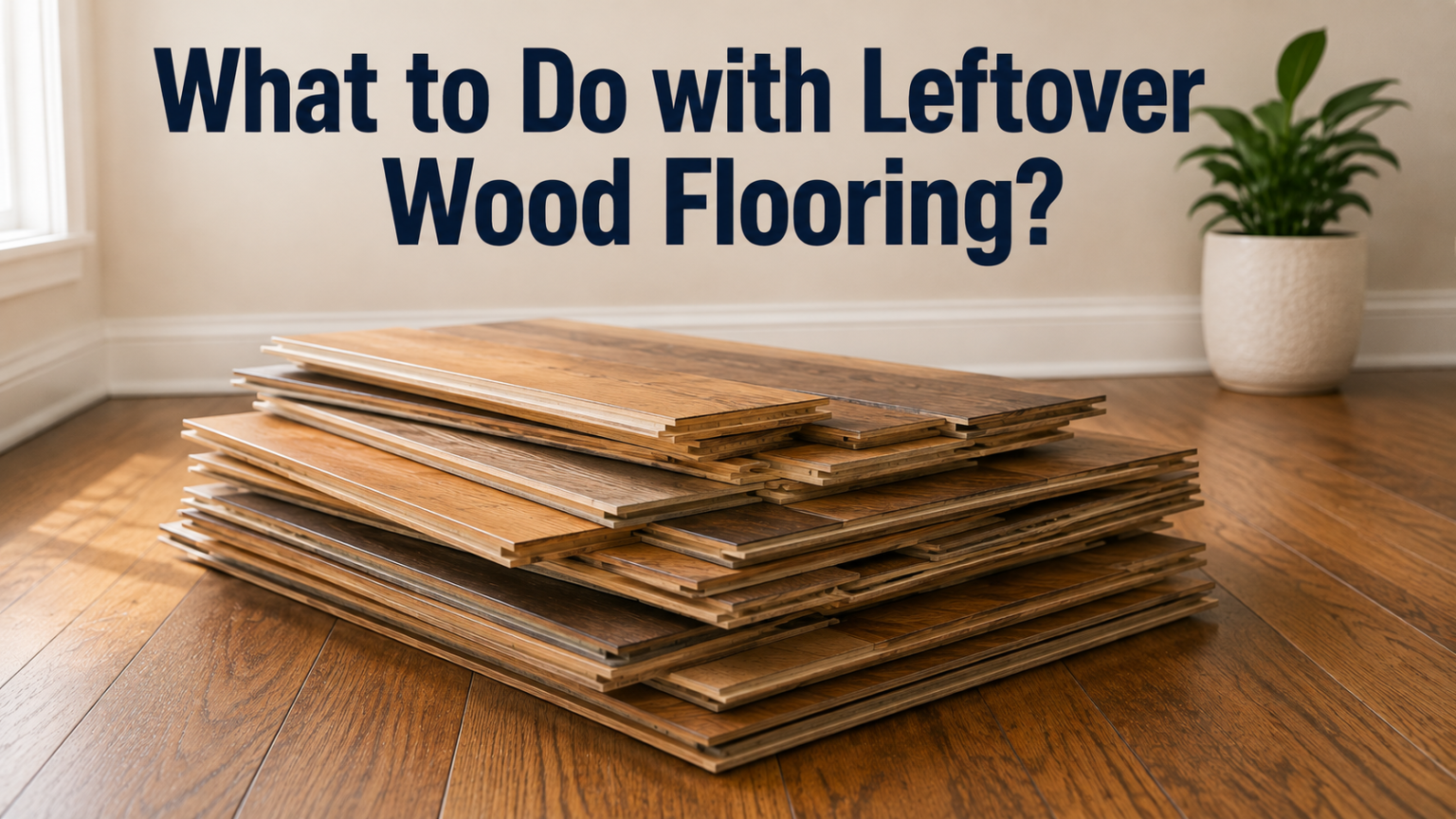 What to Do with Leftover Wood Flooring?