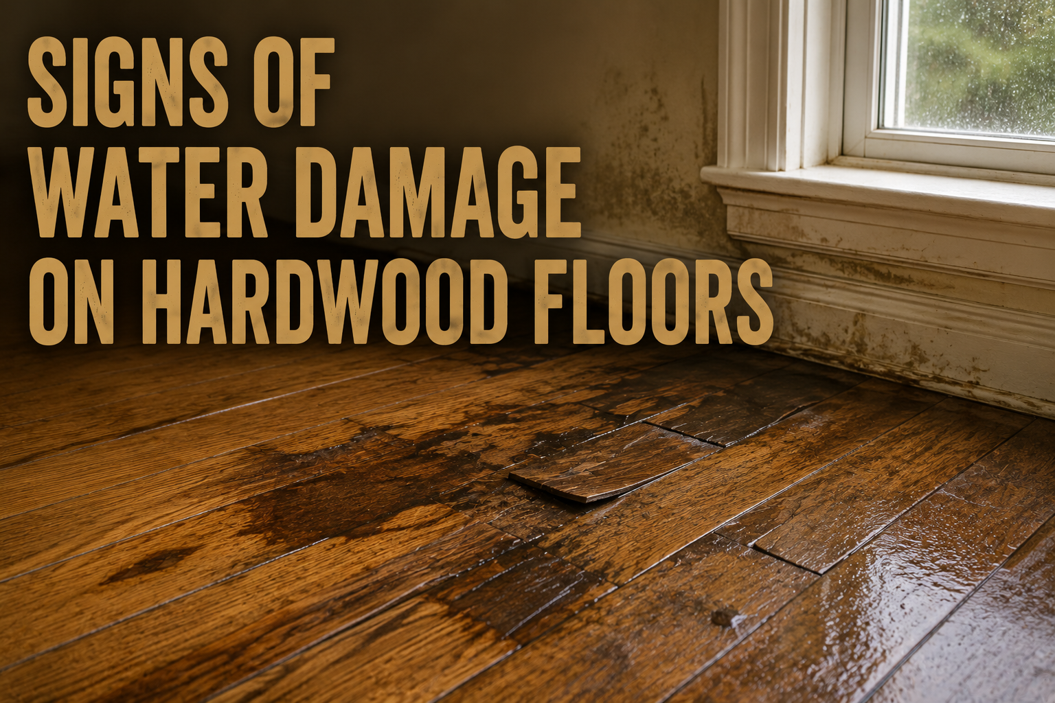 Signs of Water Damage on Hardwood Floors