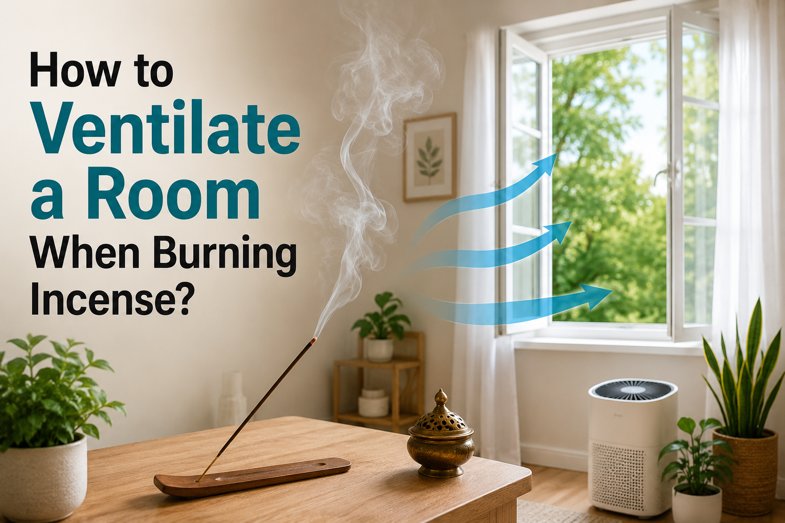 How to Ventilate a Room When Burning Incense?