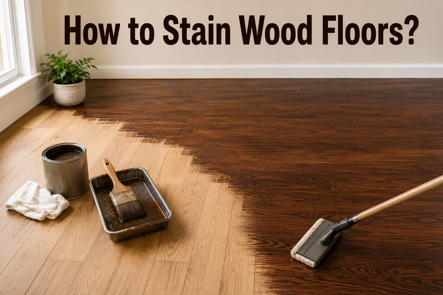 How to Stain Wood Floors