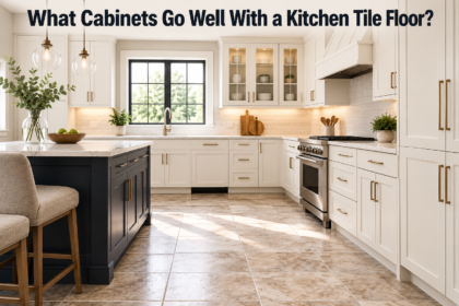 What Cabinets Go Well With a Kitchen Tile Floor?
